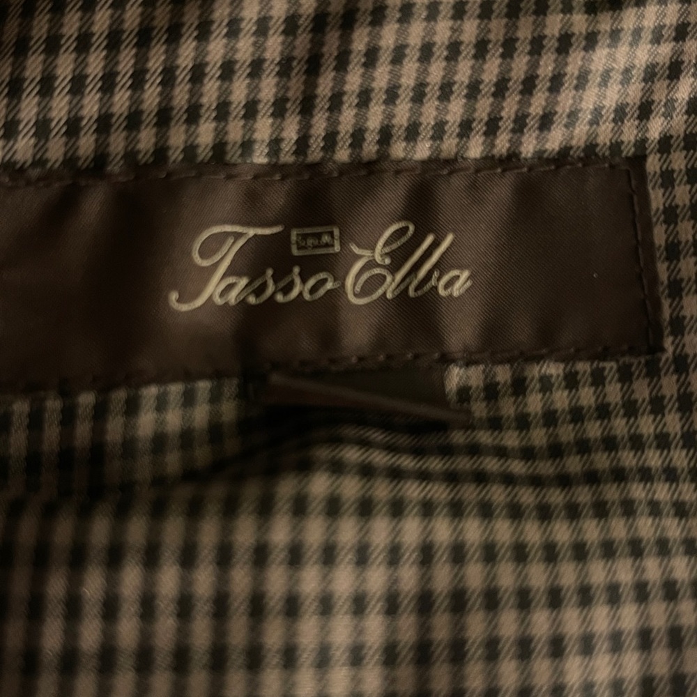Tasso Elba Men's Quilted Vest in Gray and Brown - Picture 4 of 4